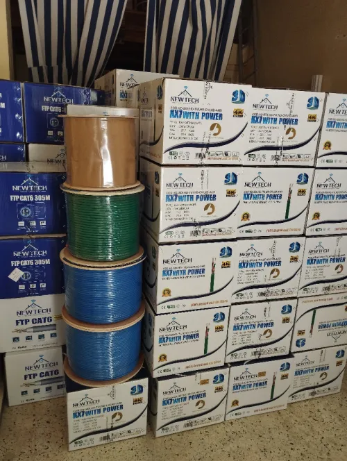 câble NEWTECH KX7 - CAT6 - CAT6A - 3x2 alarme 