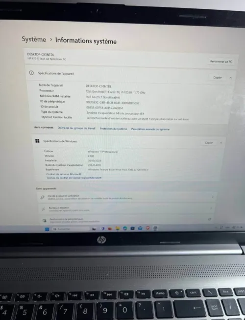 Hp G9 i7 12 laptop 17