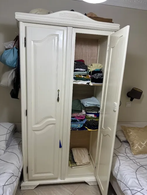 Lits 1 places et armoire