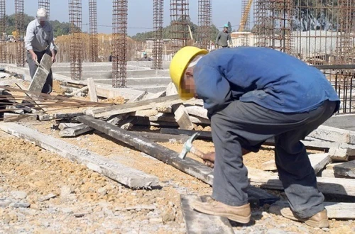 travaux de construction