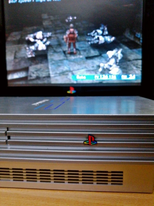 PS2 Fat Silver Edition