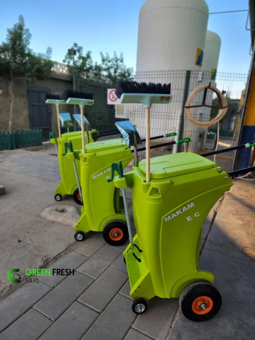 poubelle chariot de voirie