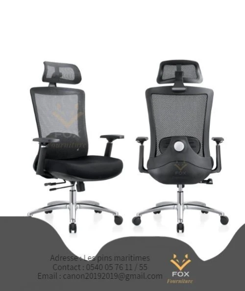 Chaise opérateur ergonomique en filet