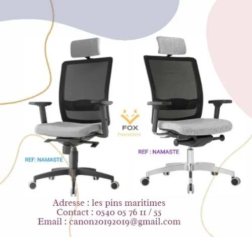 Chaise operateur ergonomique en filet