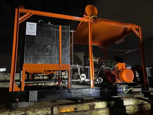 fabrication des skid d'injection inhibiteur de corrosion, tests hydrostatiques, anti-belier,