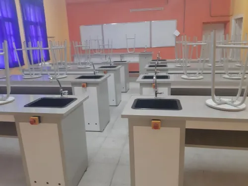 Paillasse scolaire / table scientifique / paillasse  de laboratoire scolaire 