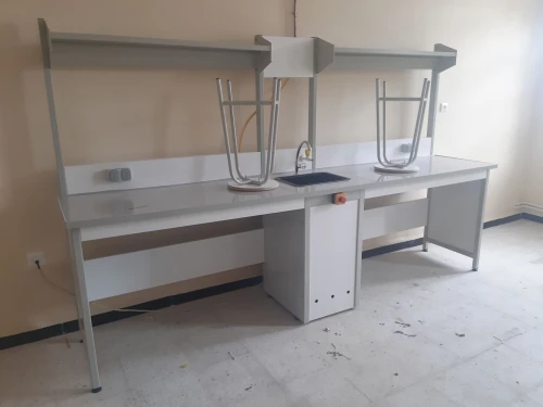 Paillasse scolaire / table scientifique / paillasse  de laboratoire scolaire 