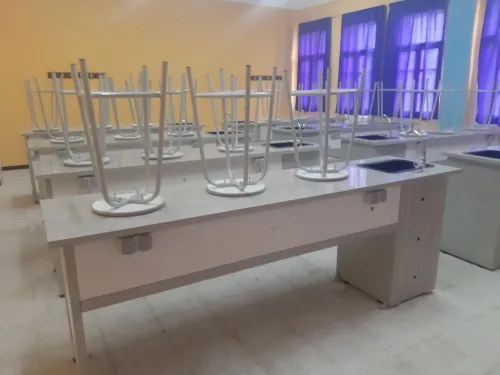 Paillasse scolaire / table scientifique / paillasse  de laboratoire scolaire 
