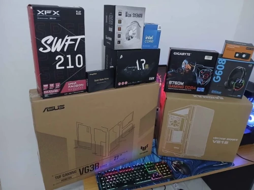 Pc gamer complet + ecran ASUS 27 puce TUF GAMING