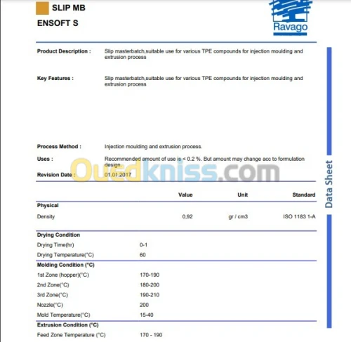 Agent glissant pour vos opérations d'injection plastique et injection d'extrusion