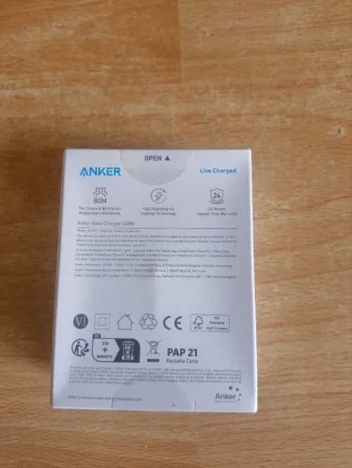 Chargeur anker original 65w