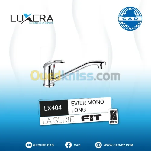 ROBINET MITIGEUR EVIER MONO LONG