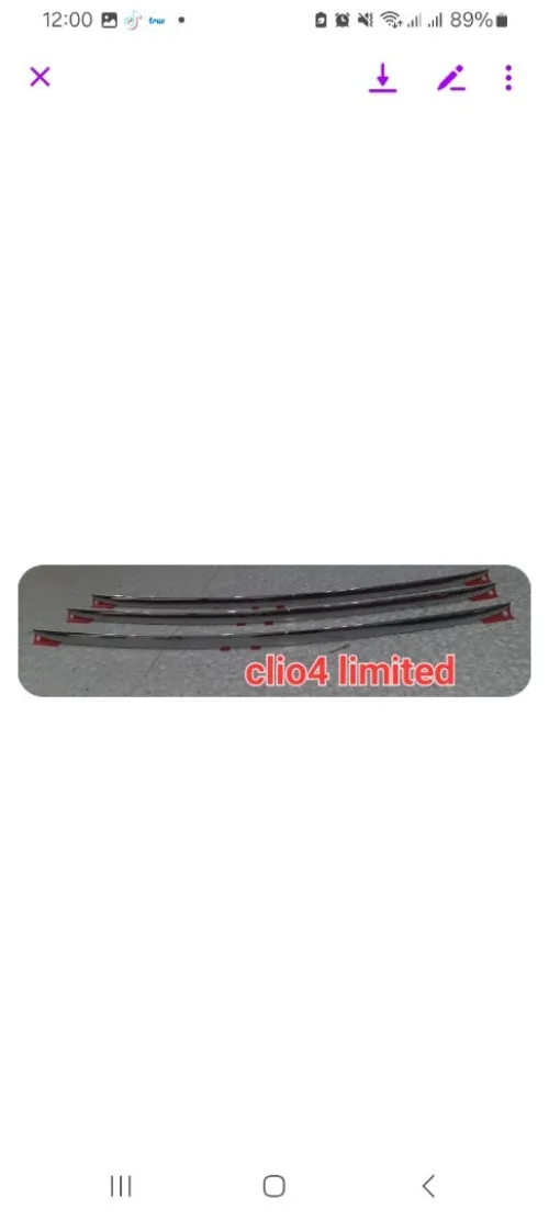 Baguette male clio gt line et limited 