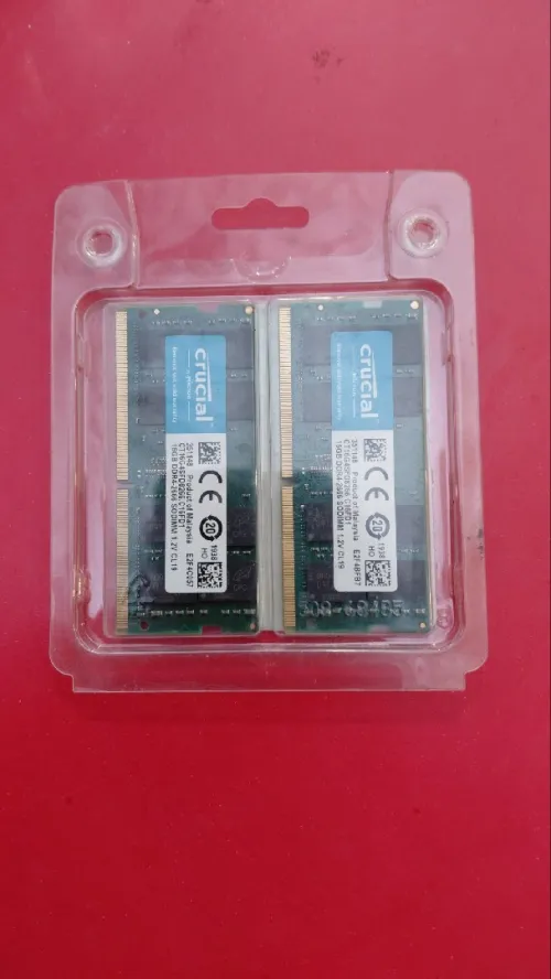 RAM ordinateur Crucial 32 Go 2 x 16 Go DDR4 2666 SODIMM