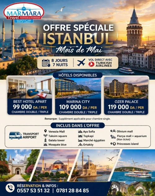 ISTANBUL  PROMOTION SPÉCIALE MAI 2026