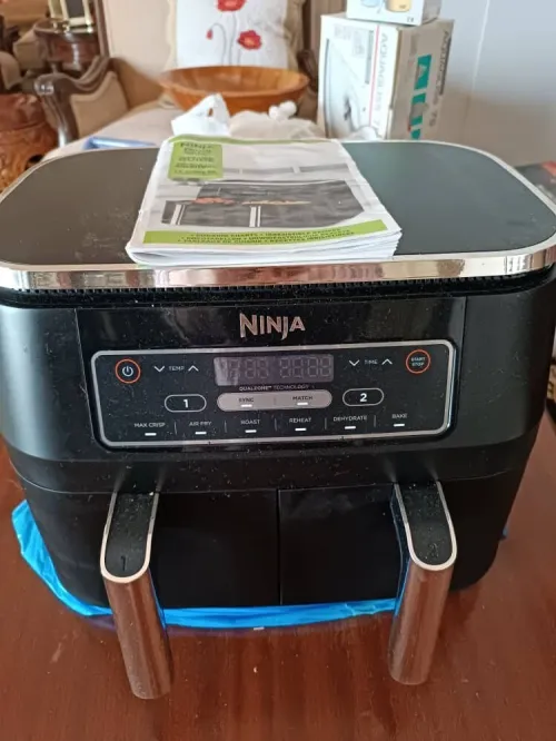 Air Fryer Ninja Foodi double compartiment 6-en-1, 7,6L