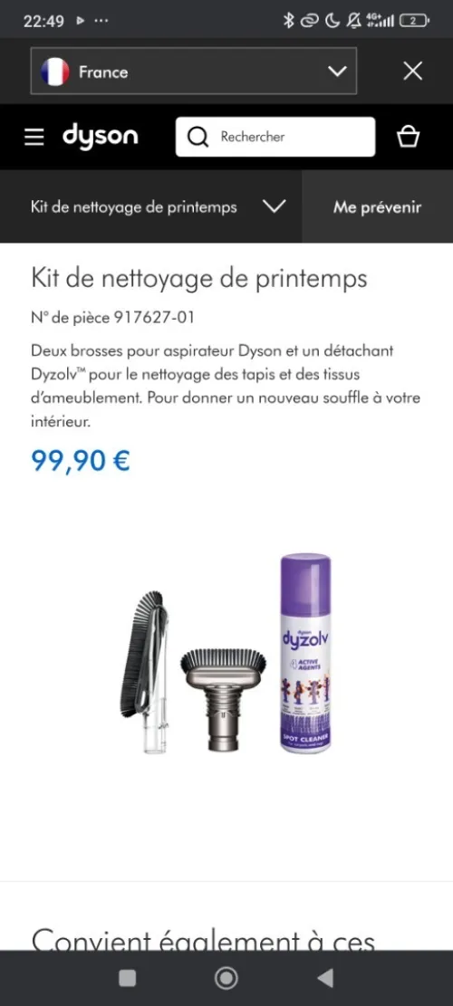 Kit de nettoyage printemps Dyson 