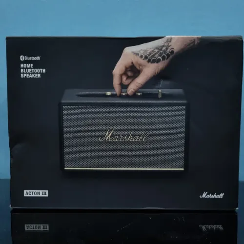 Marshall Acton III Noir - Marshall Acton 3 Noir - Baffle Bluetooth de Luxe 