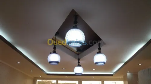 Placo plâtre ba 13 / parqué/ PVC pla