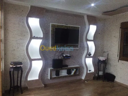 Placo plâtre ba 13 / parqué/ PVC pla