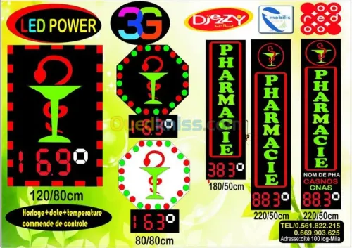 fabrication des enseigne lumineuses