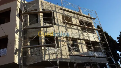 projection monocouche sur brique