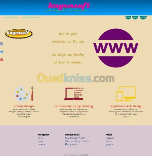 conception de sites internet