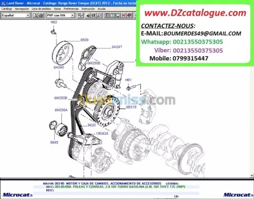 Microcat landrover  online 2021