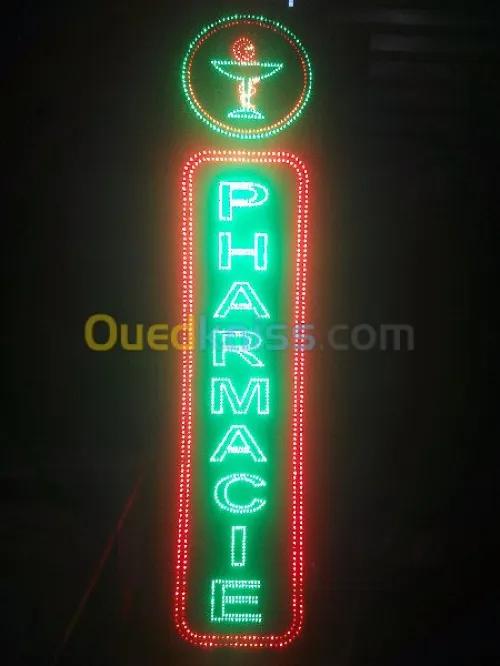 Enseignes LED ,CADUCEE , PHARMACIE....