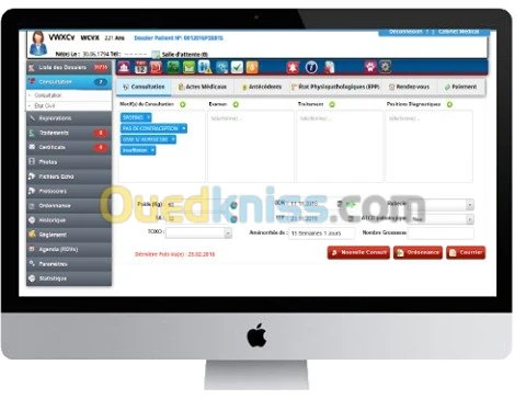 Gestion cabinet medical 
