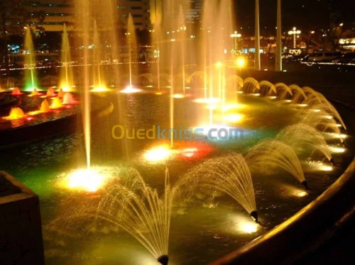 conception et réalisation de jet d'eau,fontaine et piscine 