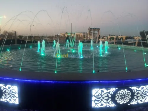conception et réalisation de jet d'eau,fontaine et piscine 