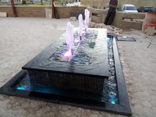 conception et réalisation de jet d'eau,fontaine et piscine 