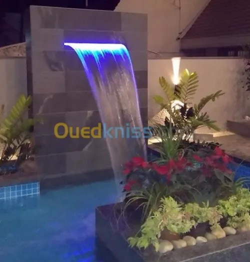 conception et réalisation de jet d'eau,fontaine et piscine 