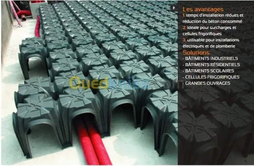 coffrage perdu chape en béton dalle
