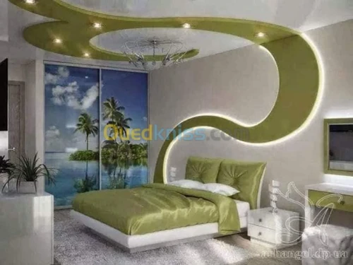 Déco/Revêtement Placo plâtre/Epoxy 3D