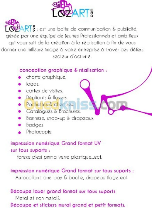 impression et publicité