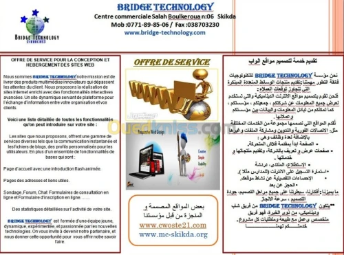 caméras surv + sys alarme + crée web