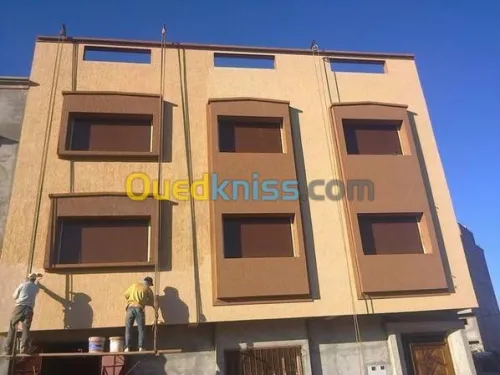 revêtements de façade en monocouche