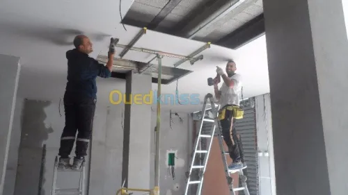 PLACO PLATRE /PVC /TINDA / FERONNERIE