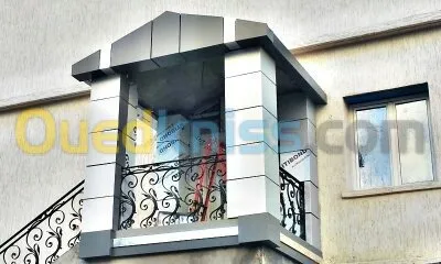 Alucobond aluminium mur rideau