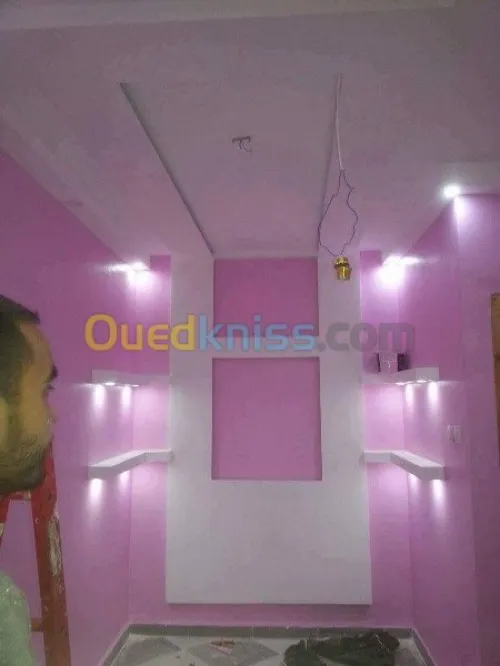 Travaux d'aménagement et décoration