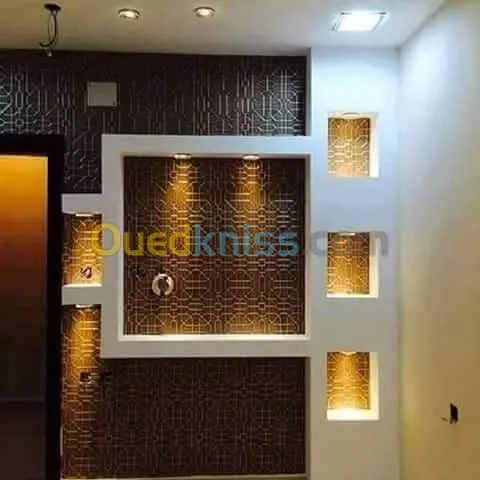 Travaux d'aménagement et décoration
