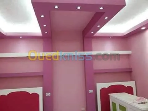 Travaux d'aménagement et décoration