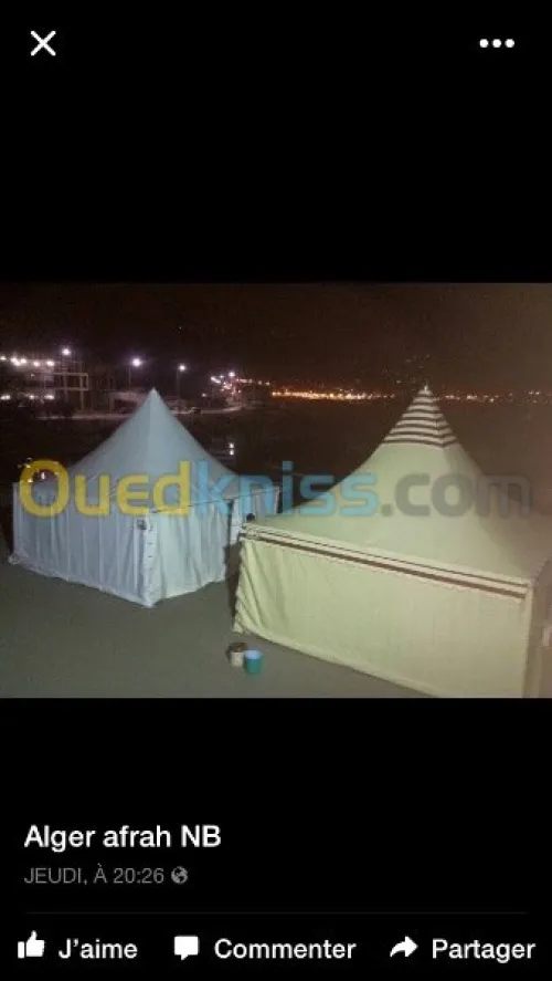Vente et location de chapiteaux 