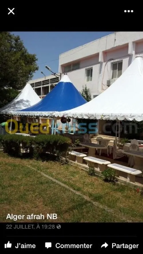 Vente et location de chapiteaux 