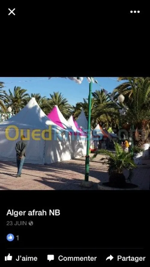Vente et location de chapiteaux 