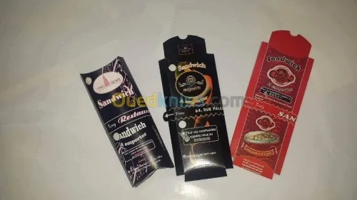 Production d'emballage restaurants   