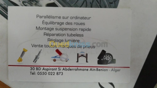 Parallélisme,Equilibrage,suspension