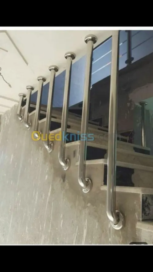 Rampe d'escaliers et Gardes-corps INOX
